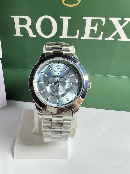 ROLEX DATE JUST-SILVER BLUE