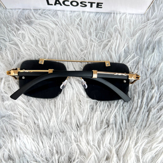 Black Rimless Sunglasses