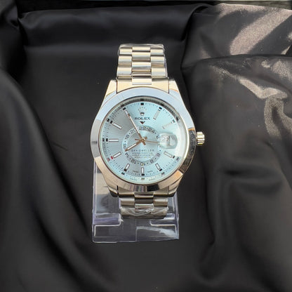 ROLEX DATE JUST-SILVER BLUE