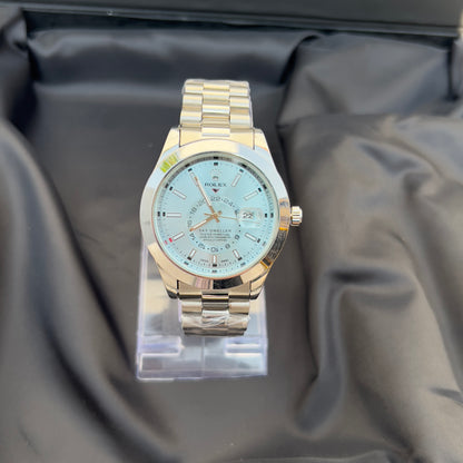 ROLEX DATE JUST-SILVER BLUE