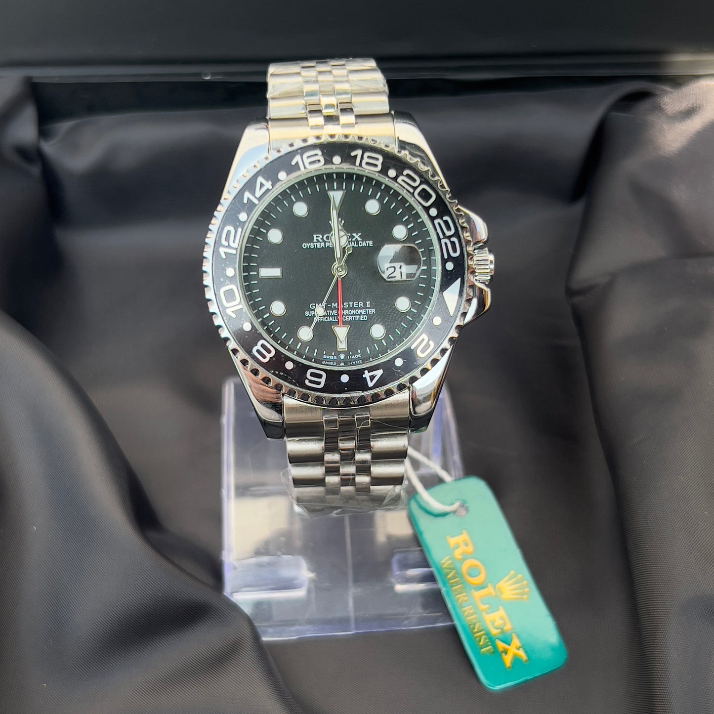 ROLEX SUBMARINER-SILVER BLACK