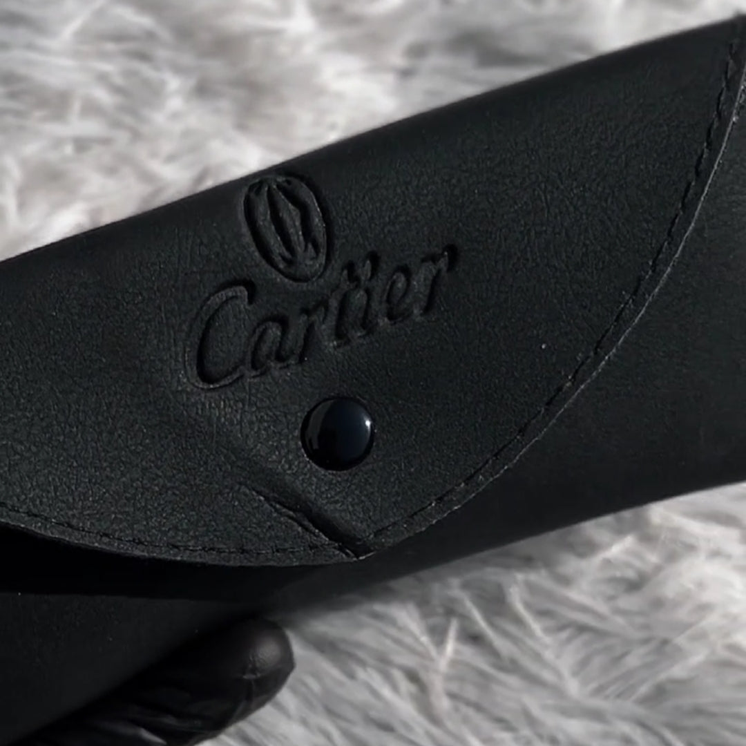 Cartier Metal Frame Sunglasses