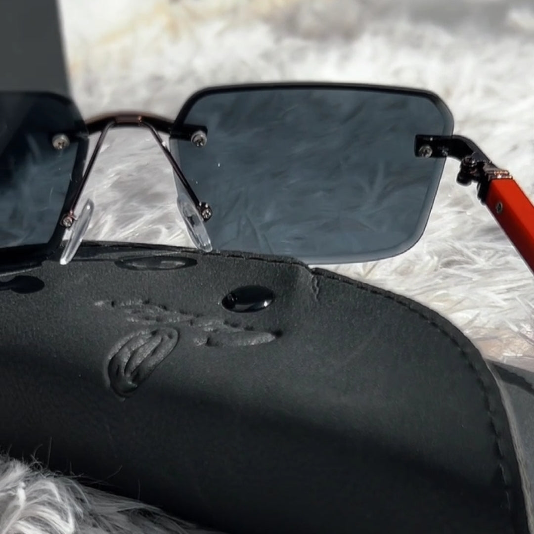 Cartier Metal Frame Sunglasses