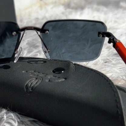 Cartier Metal Frame Sunglasses