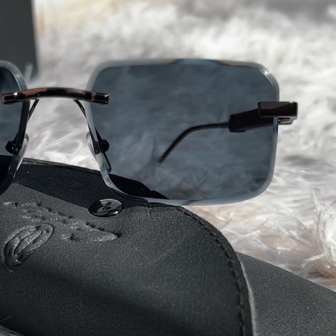 Cartier Metal Frame Sunglasses