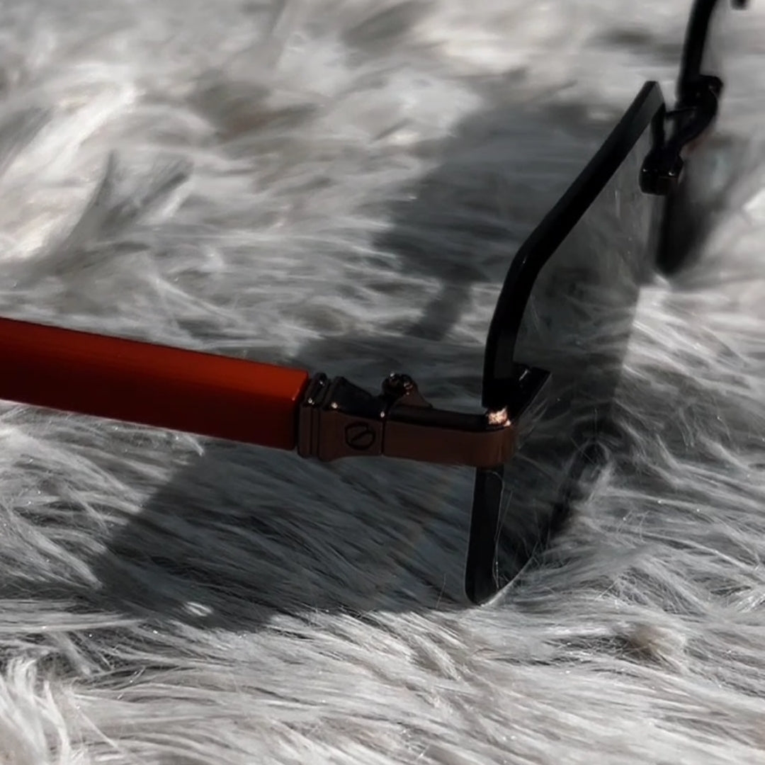 Cartier Metal Frame Sunglasses