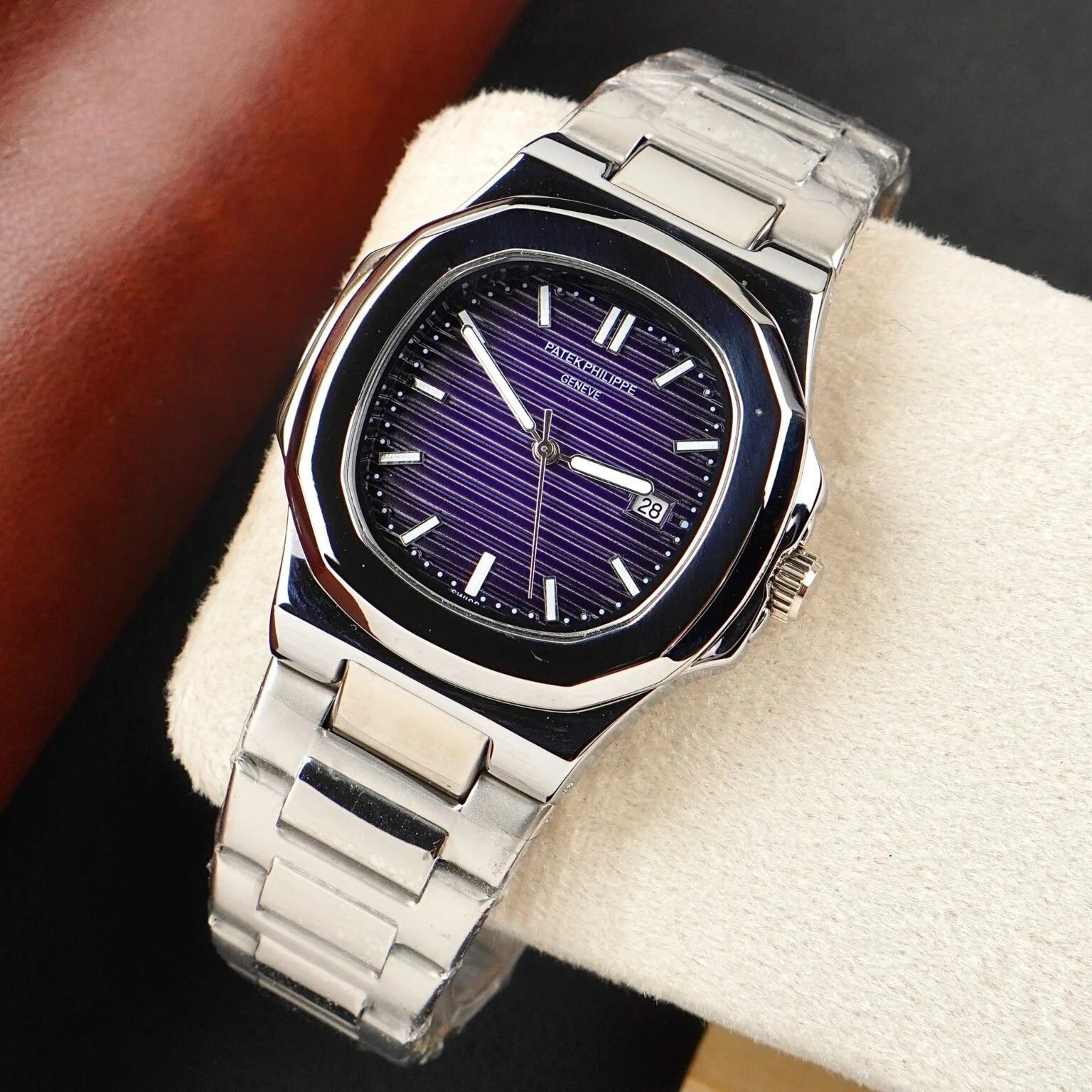 PATIEK PHILLIEPE DATE WATCH-PURPLE