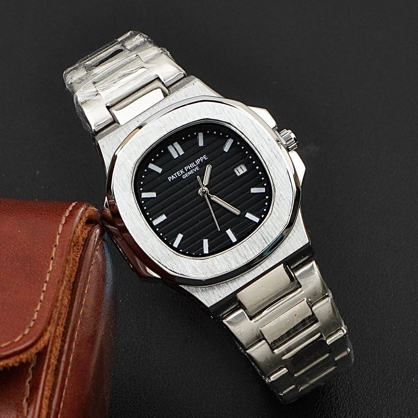 PATIEK PHILLIEPE DATE WATCH-BLACK