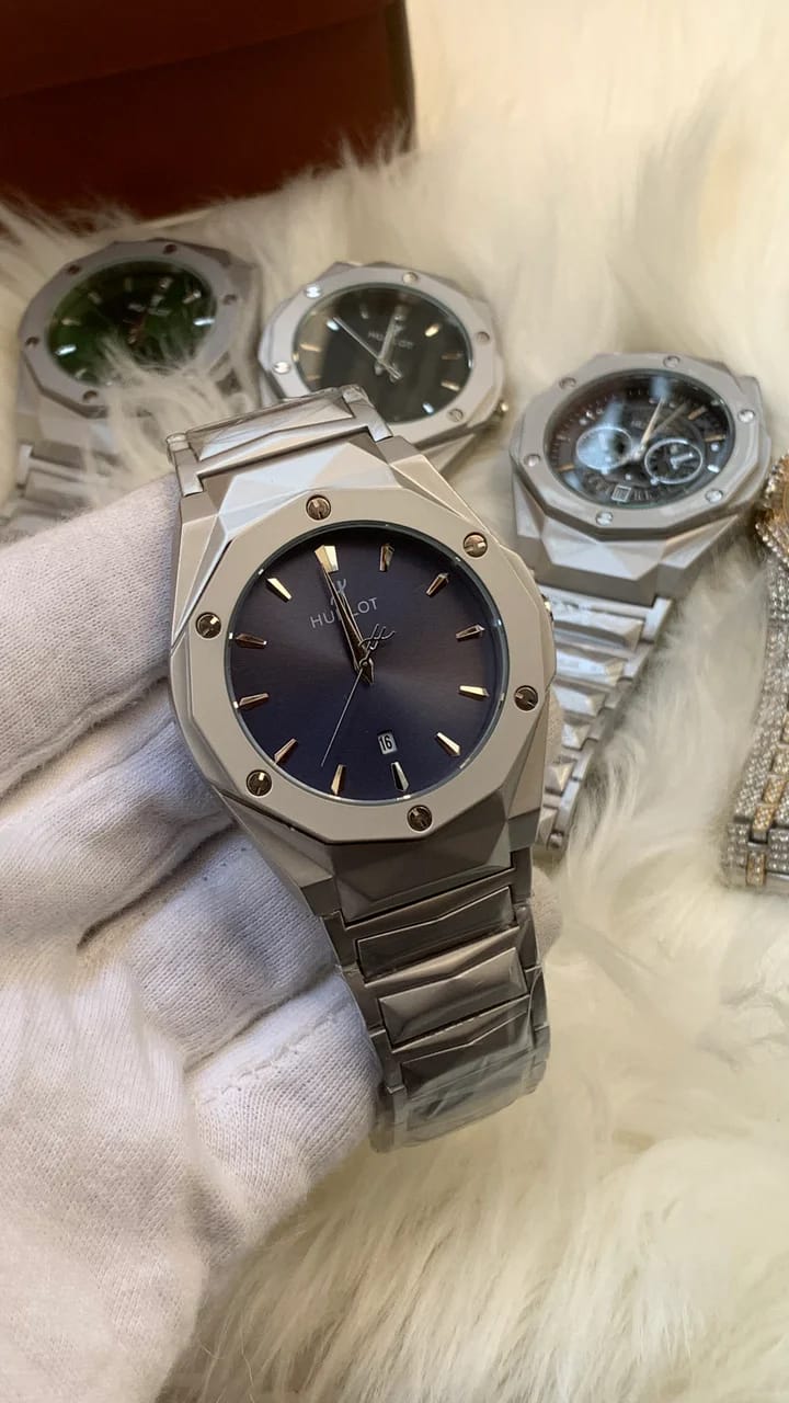 HUBLOT PREMIUM DIAMOND CUT-BLUE