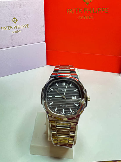 PATIEK PHILLIEPE DATE WATCH-BLACK
