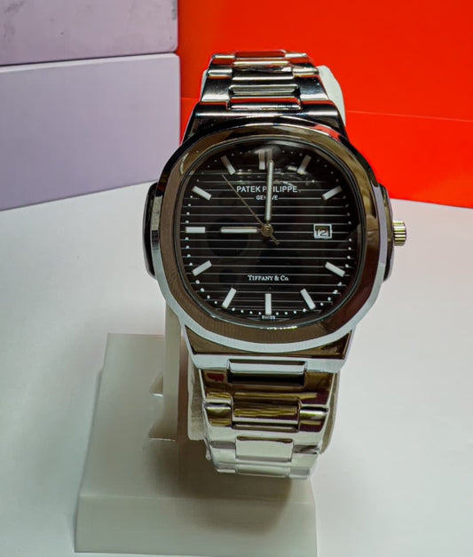 PATIEK PHILLIEPE DATE WATCH-BLACK