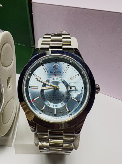 ROLEX DATE JUST-SILVER BLUE