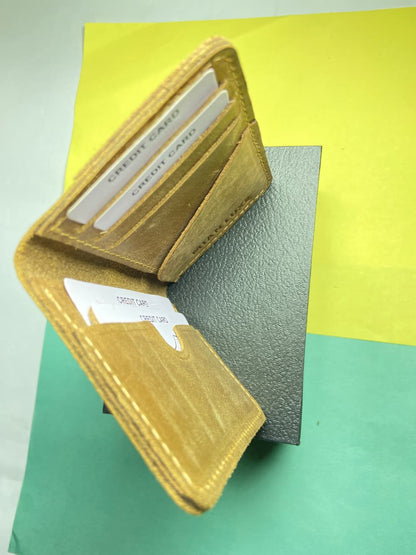 LEATHER CARD HOLDER-BROWN BY MIANLUXE