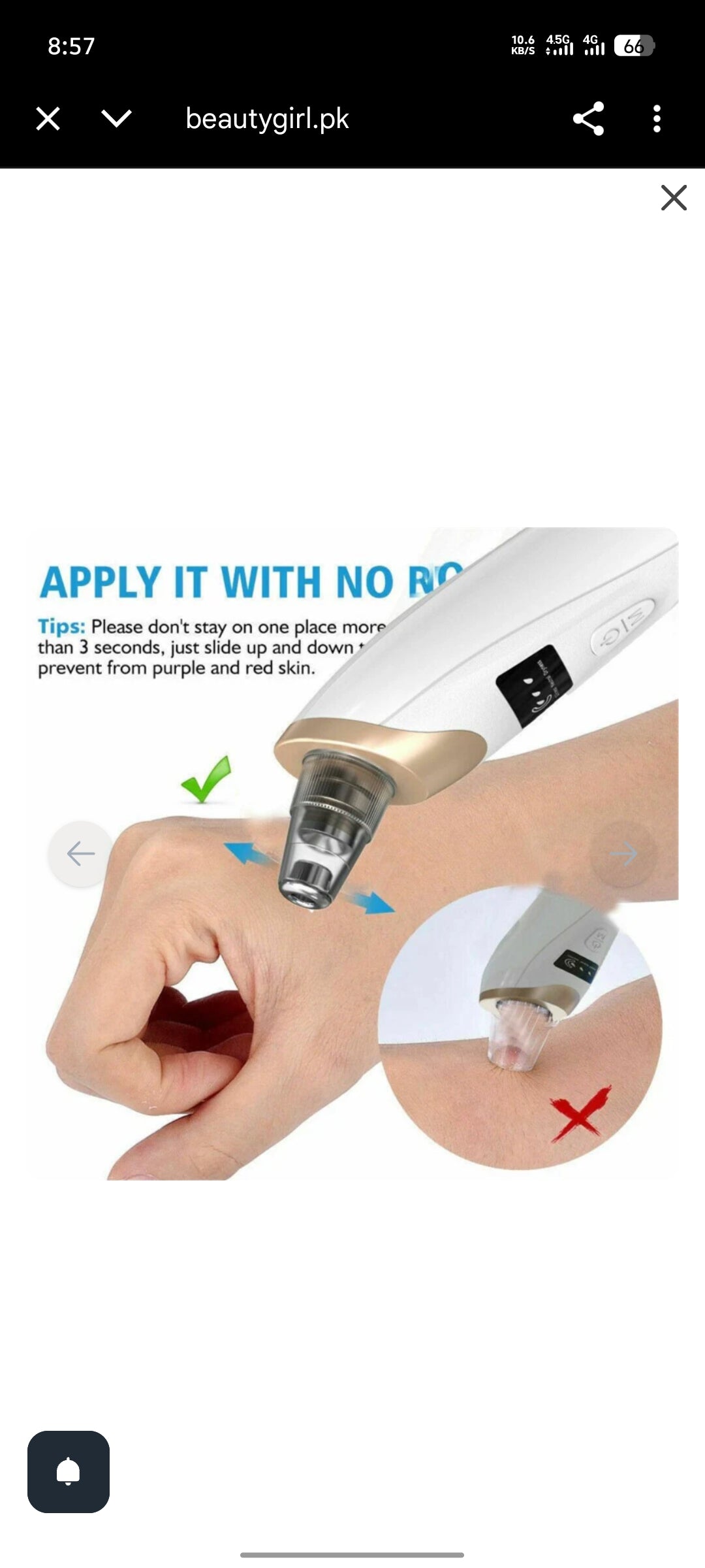 5 in 1 Rechargeable Blackhead Remover|Derma Suction