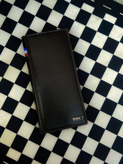 BALISI TRIFOLD LONG WALLET-BLACK