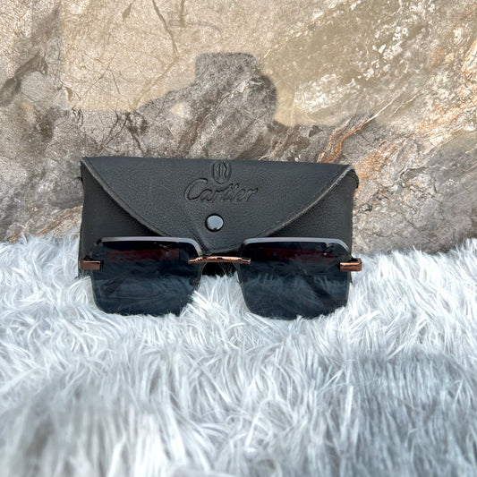 Cartier Metal Frame Sunglasses
