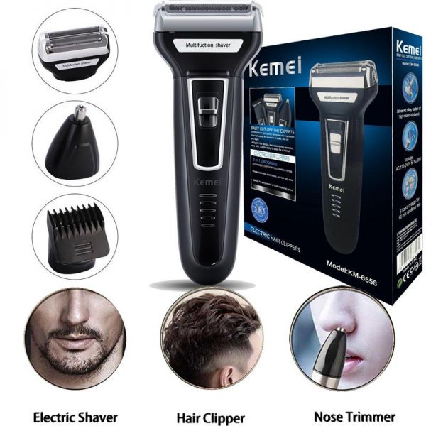 KEMEI 3 IN 1 PROFESSIONAL HAIR TRIMMER