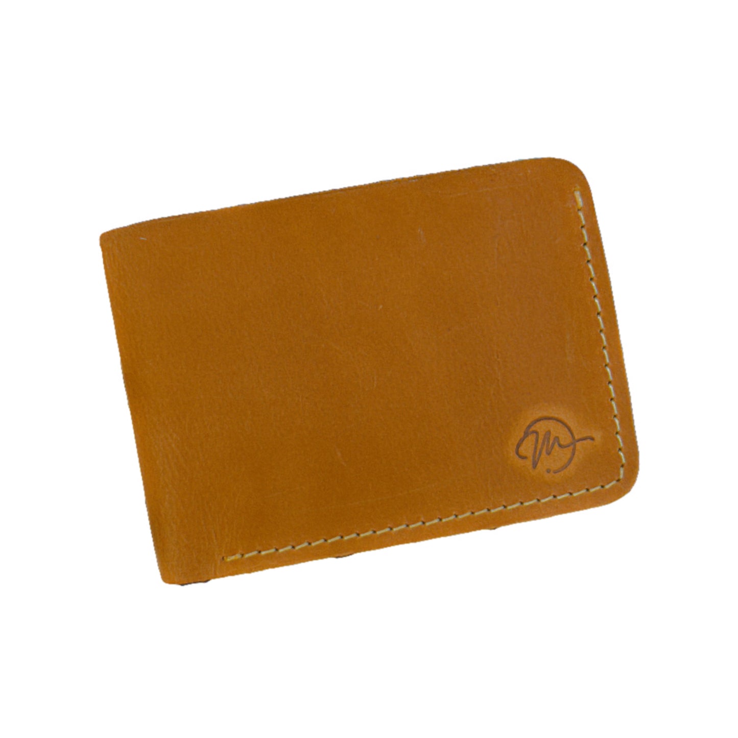 LEATHER BIFOLD WALLET-CAMEL BY MIANLUXE
