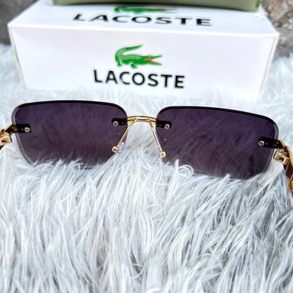 Purple Shade Rimless Sunglasses