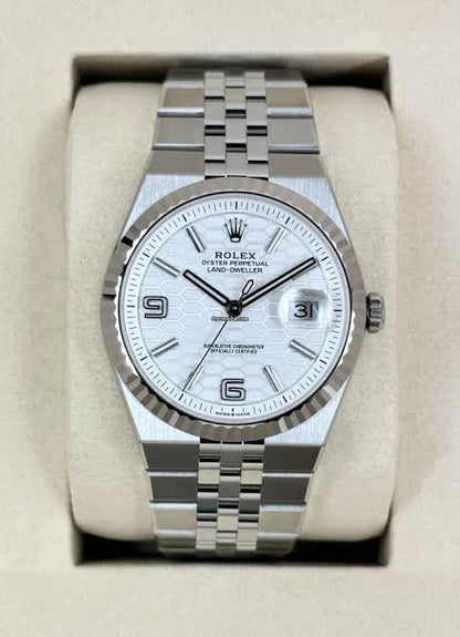 ROLEX LAND DEWELLER-SILVER