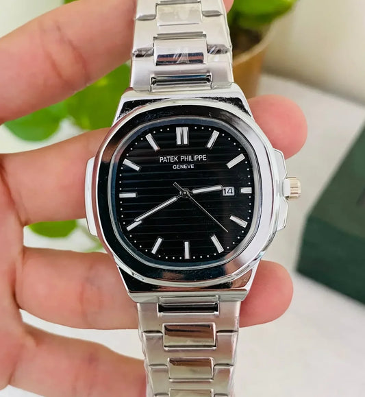 PATIEK PHILLIEPE DATE WATCH-BLACK